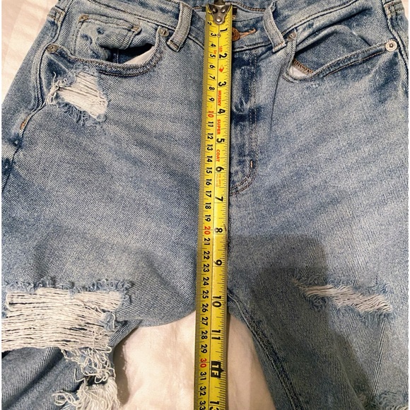 American Eagle size 0 skinny jeans with rips - Picture 8 of 16